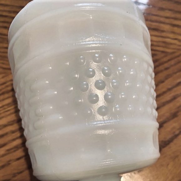 Vintage Milk Glass footed Compote /Center Piece- Circa 1960's - Picture 2 of 8